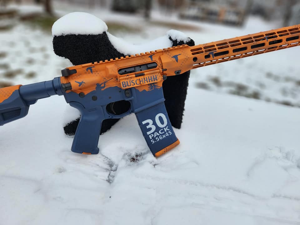 Orange Buschhhh themed AR